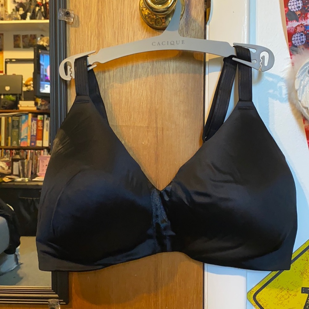 bali black no wire bra